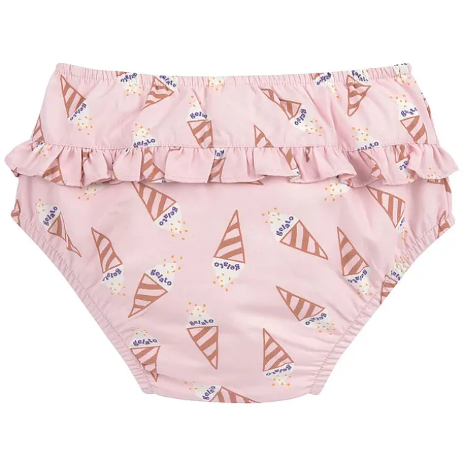 LÄSSIG Maillot de Bain Couche Ice Cream Rose Pâle - 2/3 Ans