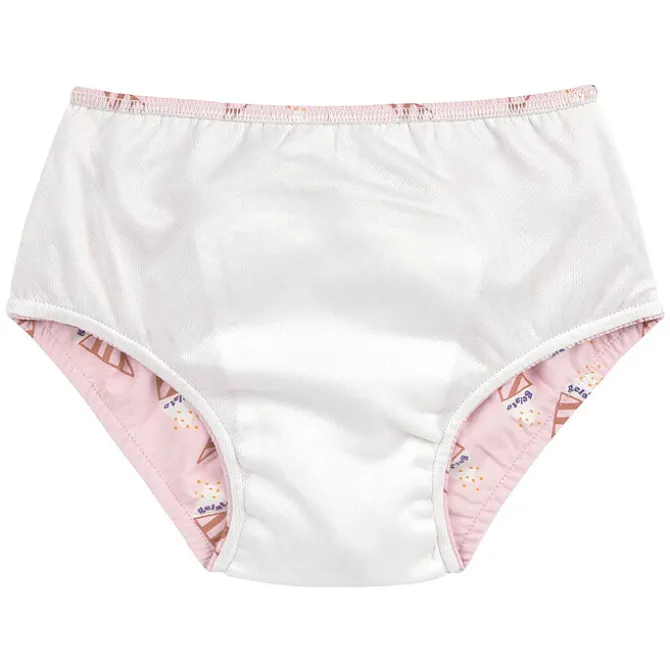 LÄSSIG Maillot de Bain Couche Ice Cream Rose Pâle - 2/3 Ans