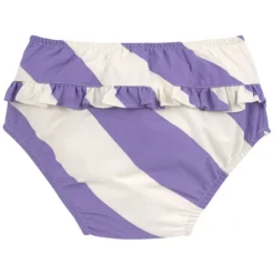 LÄSSIG Maillot de Bain Couche Rayures Violet Sel Marin - 18/24 Mois