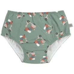 LÄSSIG Maillot de Bain Couche Scooter Chien Vert - 12/18 Mois