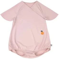 LÄSSIG Maillot de Bain 1 Pièce Manches Courtes Rose Pâle - 2/3 Ans