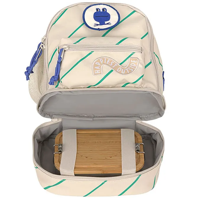 LÄSSIG Mini Sac à Dos Happy Trails - Grenouille