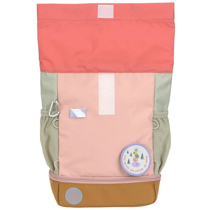 LÄSSIG Mini Sac à Dos Rolltop Sunny Explorer - Rose Pink