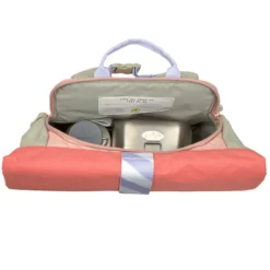 LÄSSIG Mini Sac à Dos Rolltop Sunny Explorer - Rose Pink