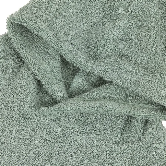 LÄSSIG Poncho Surf en Terry Vert - 3/6 Ans