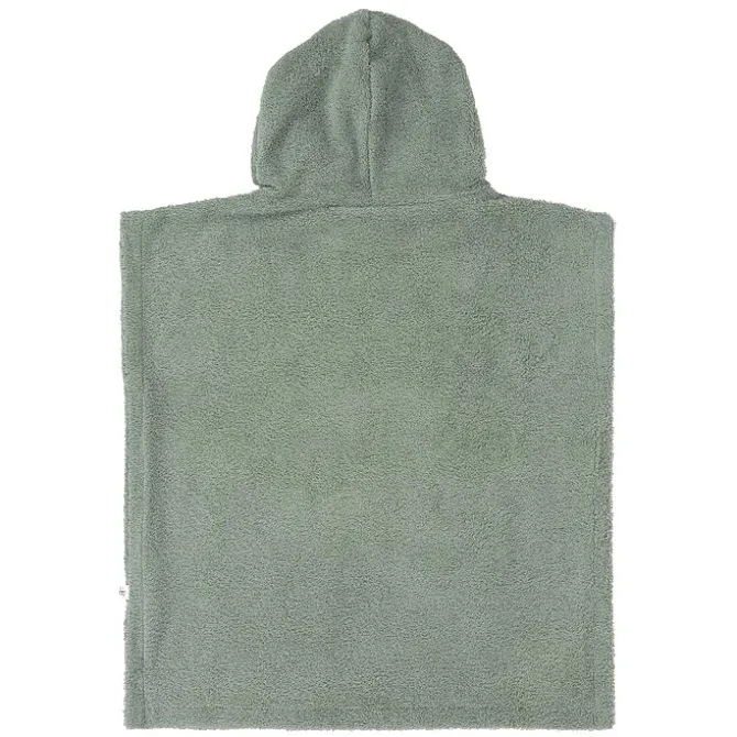 LÄSSIG Poncho Surf en Terry Vert - 3/6 Ans
