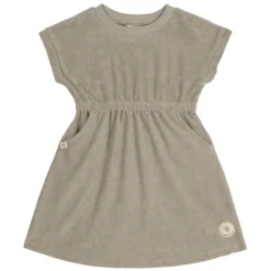 LÄSSIG Robe en Tissu Eponge Olive - 6/12 Mois