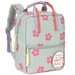 LÄSSIG Sac à Dos Mini Carré Happy Trails - Fleur
