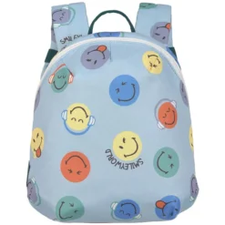 LÄSSIG Sac à Dos Tiny SmileyWorld® - Bleu