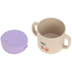 LÄSSIG Tasse d'Apprentissage Happy Fruits - Cerise