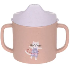 LÄSSIG Tasse d'Apprentissage Tiny Team - Chat