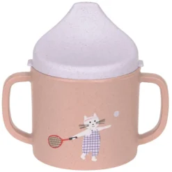 LÄSSIG Tasse d'Apprentissage Tiny Team - Chat