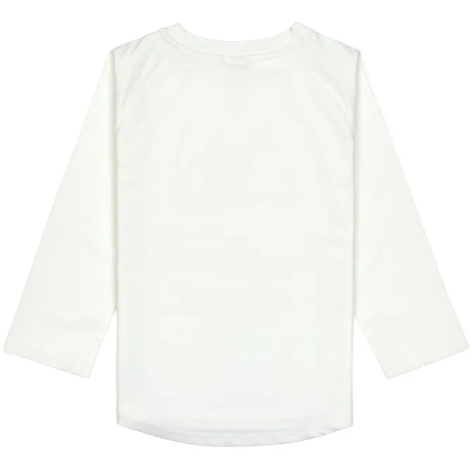 LÄSSIG T-shirt Anti-UV Manches Longues Fleurs Ecru - 18/24 Mois