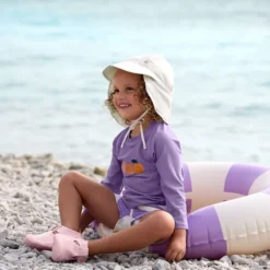 LÄSSIG T-shirt Anti-UV Manches Longues Violet - 7/12 Mois