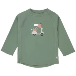 LÄSSIG T-shirt Anti-UV Manches Longues Scooter Chien Vert - 7/12 Mois