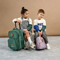 LÄSSIG Valise Little Gang - Dark Green