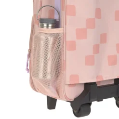 LÄSSIG Valise à Roulettes Pattern Party - Rose