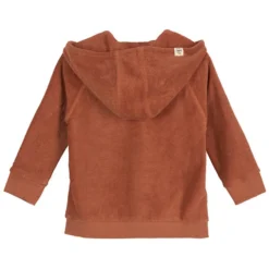 LÄSSIG Veste en Tissu Eponge Rouille - 6/12 Mois