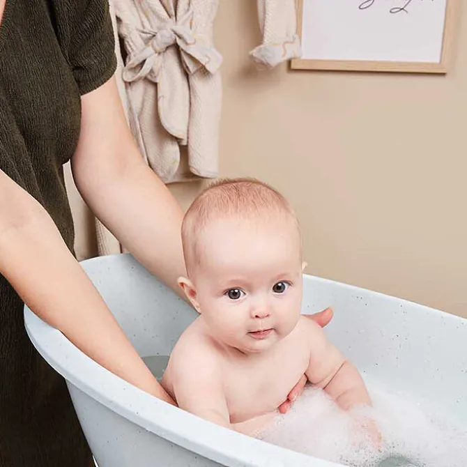 Luma Baignoire pour Bébé - Speckles Mint