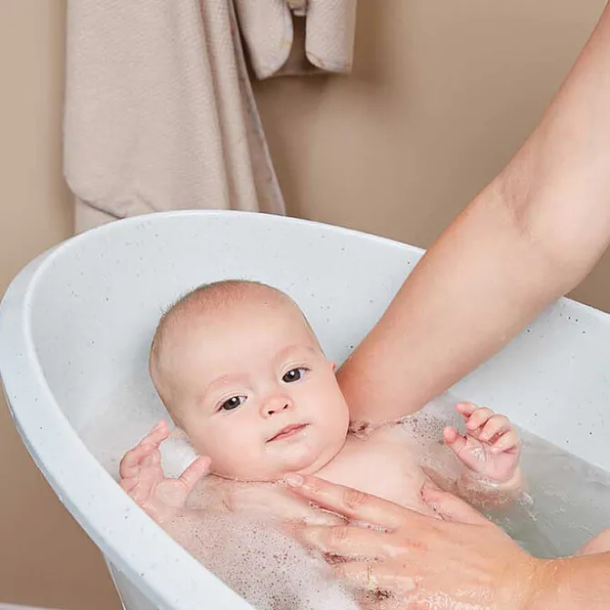 Luma Baignoire pour Bébé - Speckles Mint