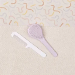 Luma Set Coiffure Brosse et Peigne Luma - Speckles Lila