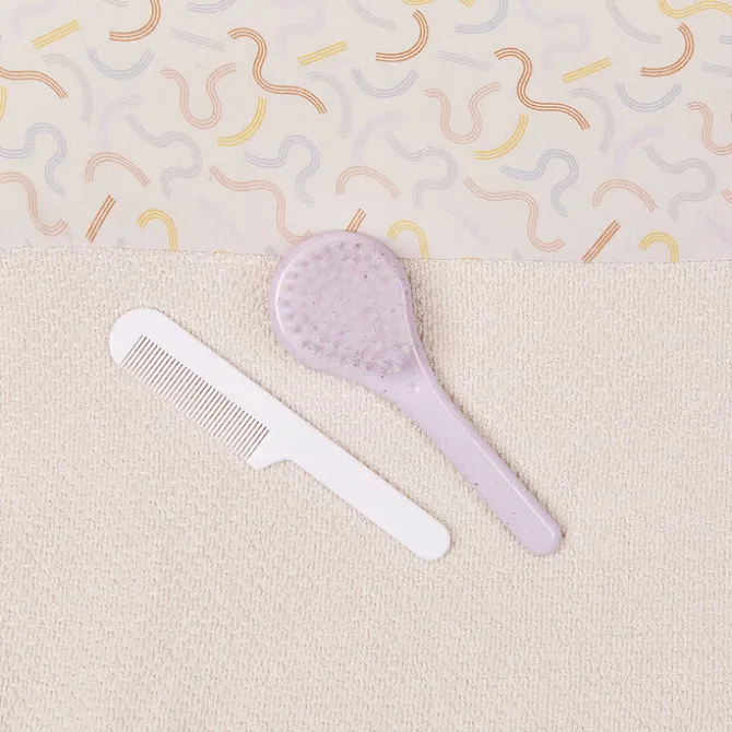 Luma Set Coiffure Brosse et Peigne Luma - Speckles Lila
