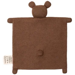 Main Sauvage Doudou Plat Tricoté Ourson