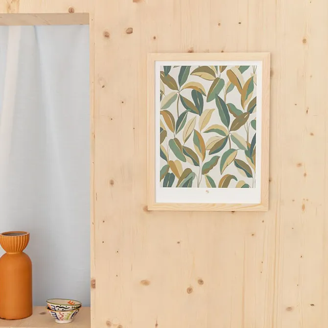 Maison Janette Affiche Louison Vert Evasion - 40 x 30 cm