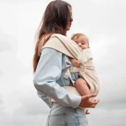 MAMA HANGS Porte-bébé Carry & Bloom - Palm Ecru