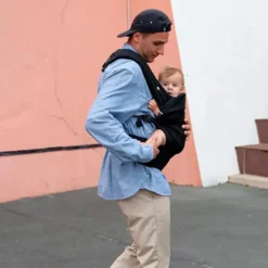 MAMA HANGS Porte-bébé Carry & Bloom - Palm Noir