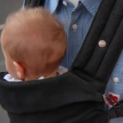 MAMA HANGS Porte-bébé Carry & Bloom - Palm Noir