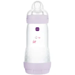 MAM Biberon Anti-colique Easy Lilas - 320 ml