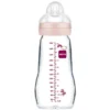 MAM Biberon Verre Colors of Nature Rose - 260 ml