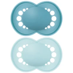 MAM Lot de 2 Sucettes Original Tendance Bleu - 6 Mois +