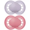 MAM Lot de 2 Sucettes Original Tendance Violet et Rose - 6 Mois +