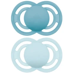 MAM Lot de 2 Sucettes Perfect Bleu - 6 Mois +