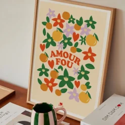 Ma petite vie Affiche Amour Fou - 40 x 30 cm