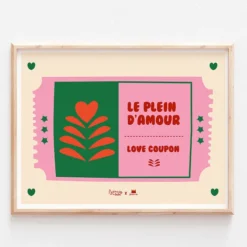Ma petite vie Affiche Le Plein d'Amour x L'Armoire de Bébé - 30 x 40 cm