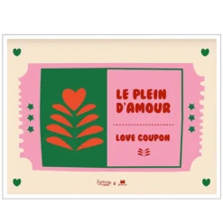 Ma petite vie Affiche Le Plein d'Amour x L'Armoire de Bébé - 30 x 40 cm