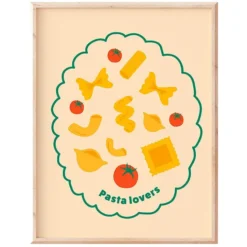 Ma petite vie Affiche Pasta Lovers - 40 x 30 cm