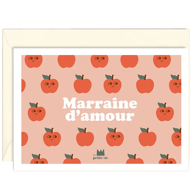 Ma petite vie Carte Marraine d'Amour