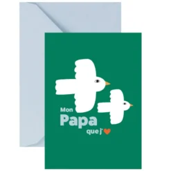 Ma petite vie Carte Mon Papa Que J'aime