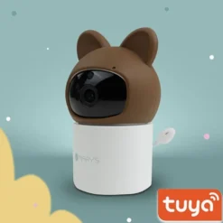 mary's Ecoute-bébé Wi-Fi Rotatif - Brown Bear