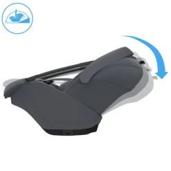 Maxi-Cosi Siège Auto Coral Slide Pro i-Size Groupe 0+ - Moon Graphite