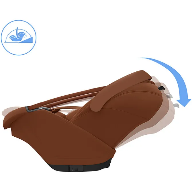 Maxi-Cosi Siège Auto Coral Slide Pro i-Size Groupe 0+ - Copper Terra