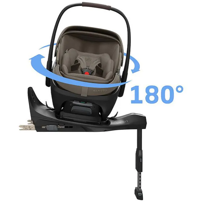 Maxi-Cosi Siège Auto Coral Slide Pro i-Size Groupe 0+ - Oak Truffle