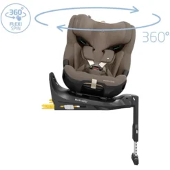 Maxi-Cosi Siège Auto Emerald 360 Pro i-Size Groupe 0/1/2/3 - Authentic Truffle