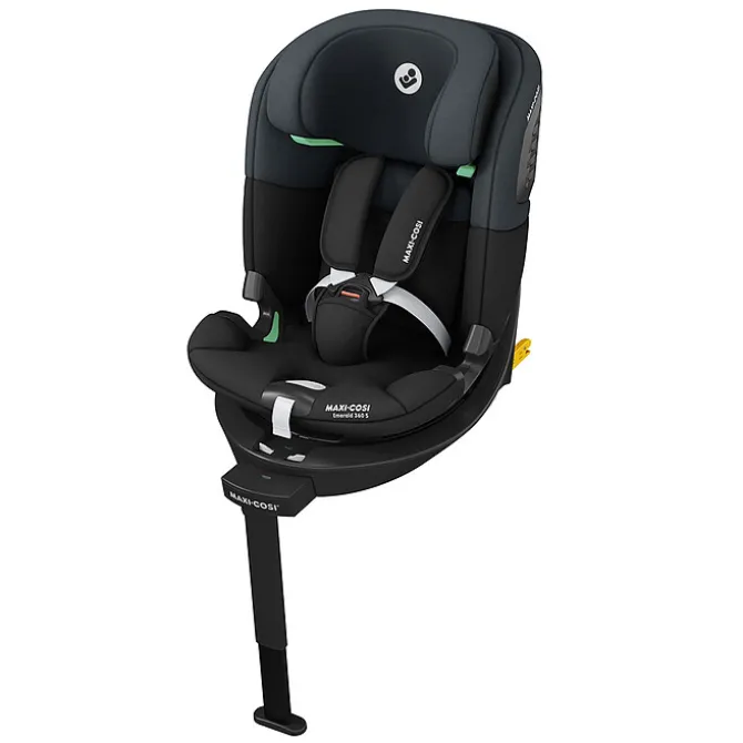 Maxi-Cosi Siège Auto Emerald 360 S i-Size Groupe 0/1/2/3 - Tonal Black