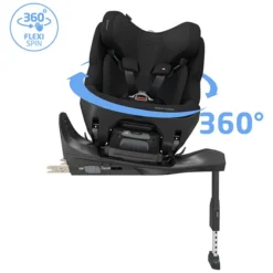 Maxi-Cosi Siège Auto Pearl XL Slide Pro i-Size Groupe 1/2/3 - Authentic Black
