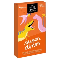Minus Editions Jeu de 7 familles Super Dinos